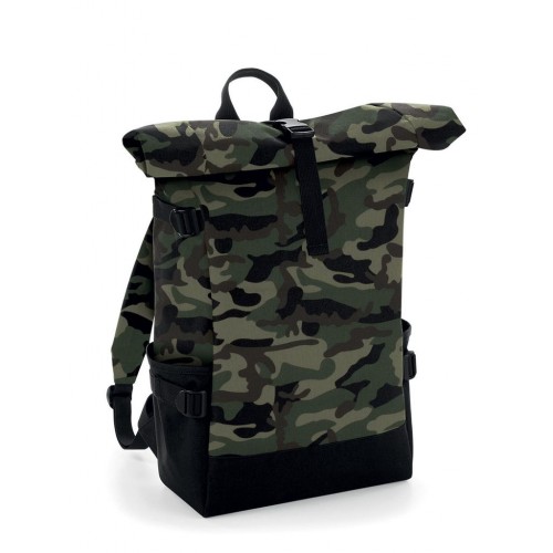 BLOCK ROLL-TOP BACKPACK BG858