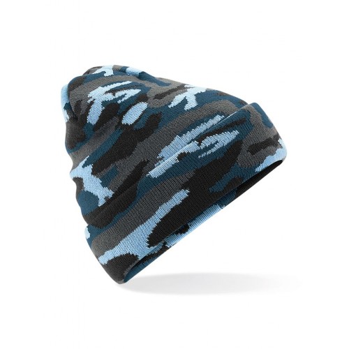 CAMO CUFFED BEANIE B419