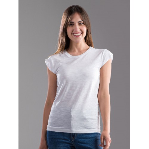 WOMEN'S SLUB T-SHIRT 100%C SLUBW02