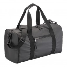 BORSA DUFFLE IN POLIESTERE WATER RESISTANT. TRACOLLA REGOLABILE E REMOVIBILE CON FIBBIA