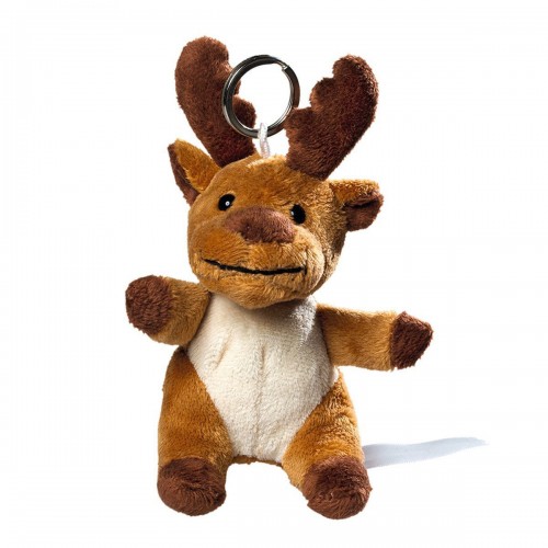 PLUSH MOOSE WITH KEYC 100%P