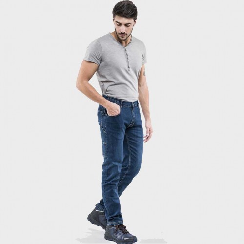 JEANS RANCH ELASTICIZZATO BLU E0580B