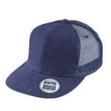 6 PAN FLAT PEAK CAP 100%P M&B