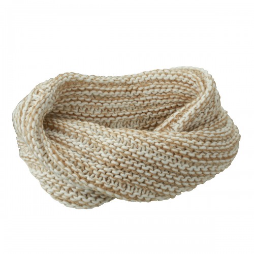 TWISTED LOOP SCARF 100%P