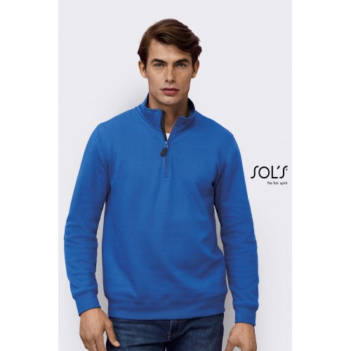 FELPA UOMO CON 1/2 ZIP STAN 02088