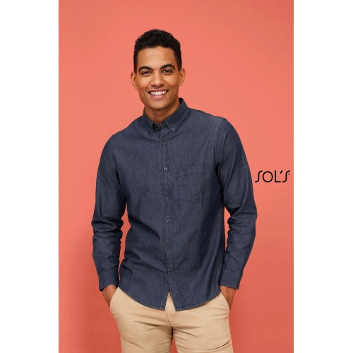 CAMICIA UOMO IN DENIM BARRY MEN 02100