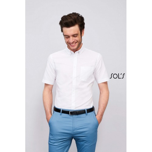 CAMICIA UOMO OXFORD MANICA CORTA BRISBANE FIT 02921