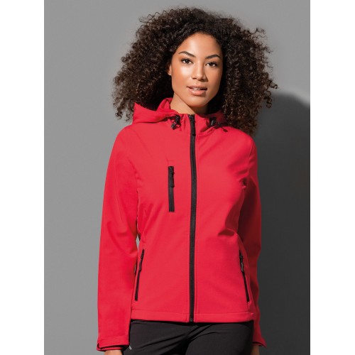 ACTIVE SOFTEST SHELL HOODED JACKET ST5340