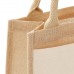 COT POCKET JUTE MIDI TOTE100%C